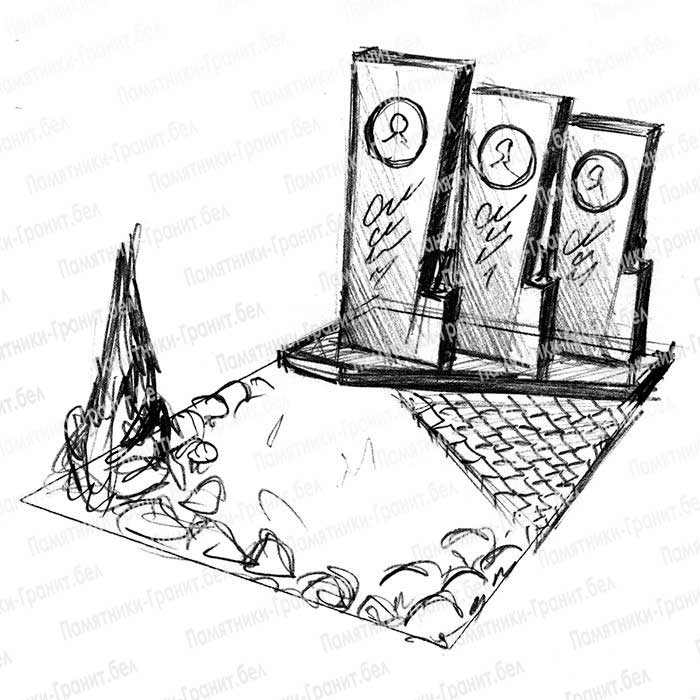 эскизы эксклюзивных памятников фото