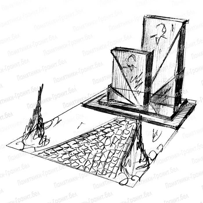 эскизы эксклюзивных памятников фото