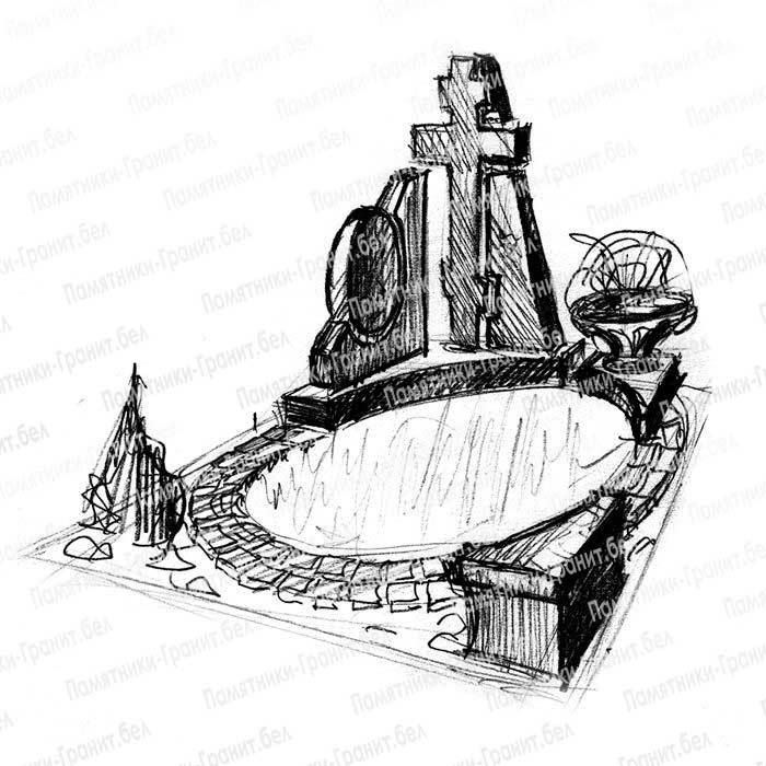 Памятник Калинковичи фото